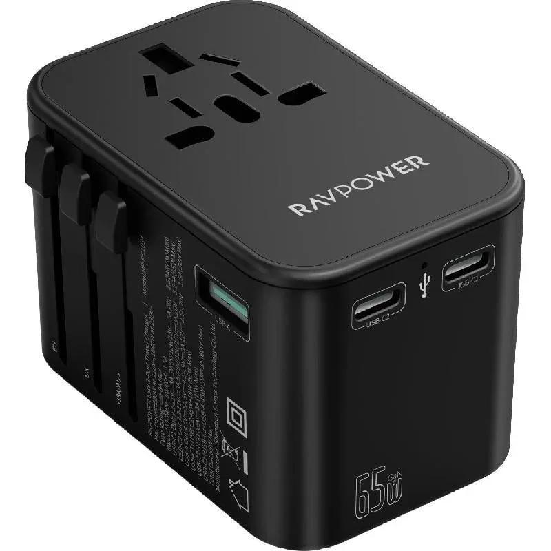Ravpower RP-PC1034 Pd Pioneer 65 Watts 3-Port Travel Charger