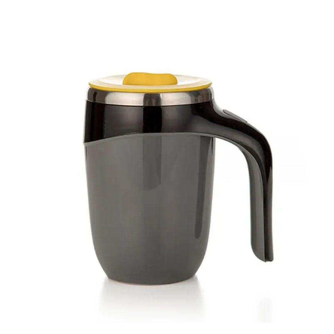 500ml Double Wall Stainless Steel Insulated Coffee Mug Strong Stability With Leakproof Handle And Lid