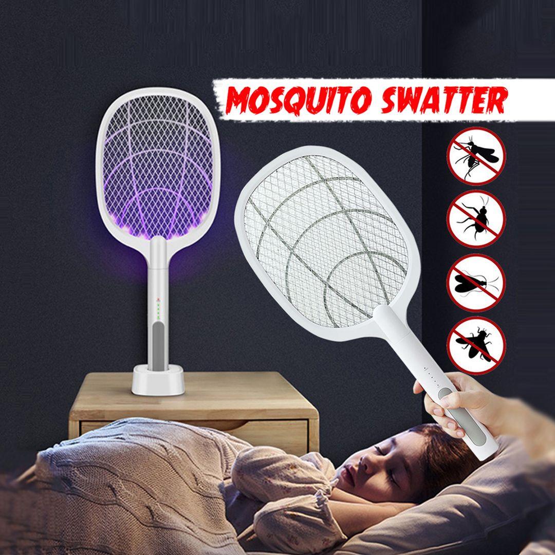 Multi-function Electric Mosquito Swatter Mosquito Lamp 2in1 USB Rechargeable Mosquito killer