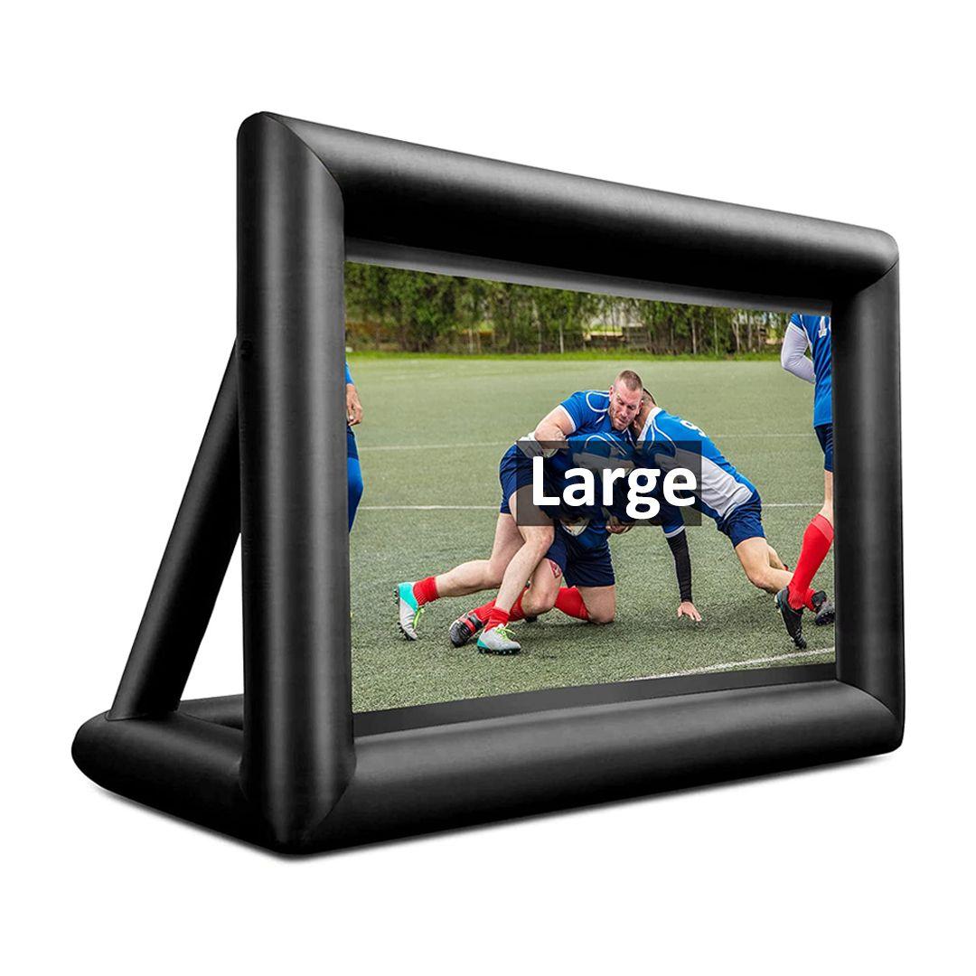 Inflatable Movie Screen Portable Mega Projector Screen with Built-in Blower & Storage Bag