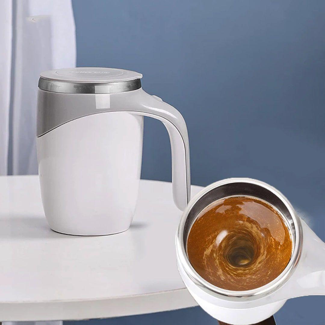 Automatic Magnetic Self Stirring Stainless Steel Coffee Mug