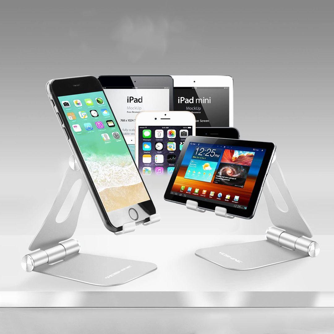 Simpeak Dual Foldable Aluminum Universal Phone Stand Holder