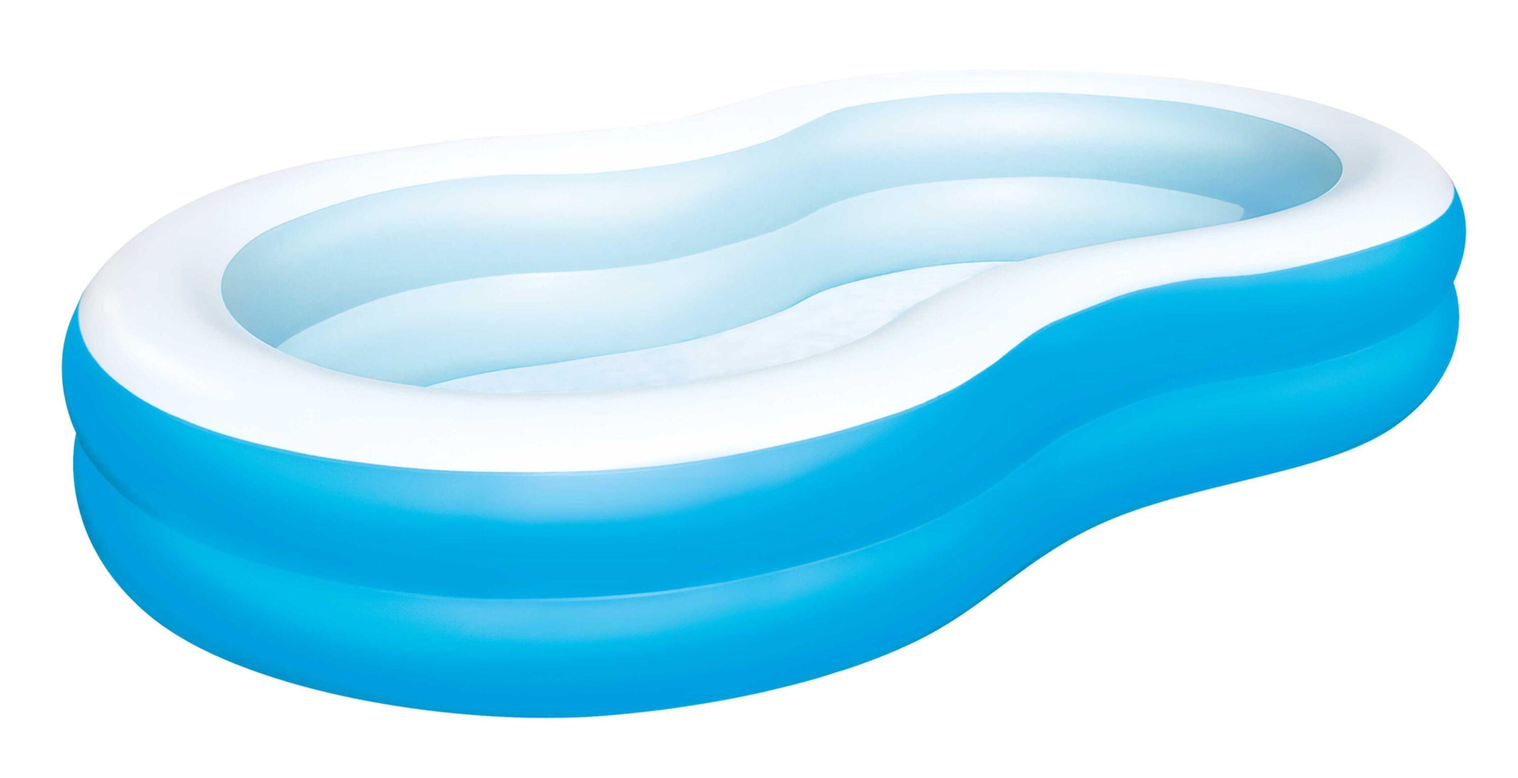 BESTWAY 54117 2.62M X 1.57M X 46CM THE BIG LAGOON FAMILY POOL (Contents:1 pool,repair patch) Age 3+