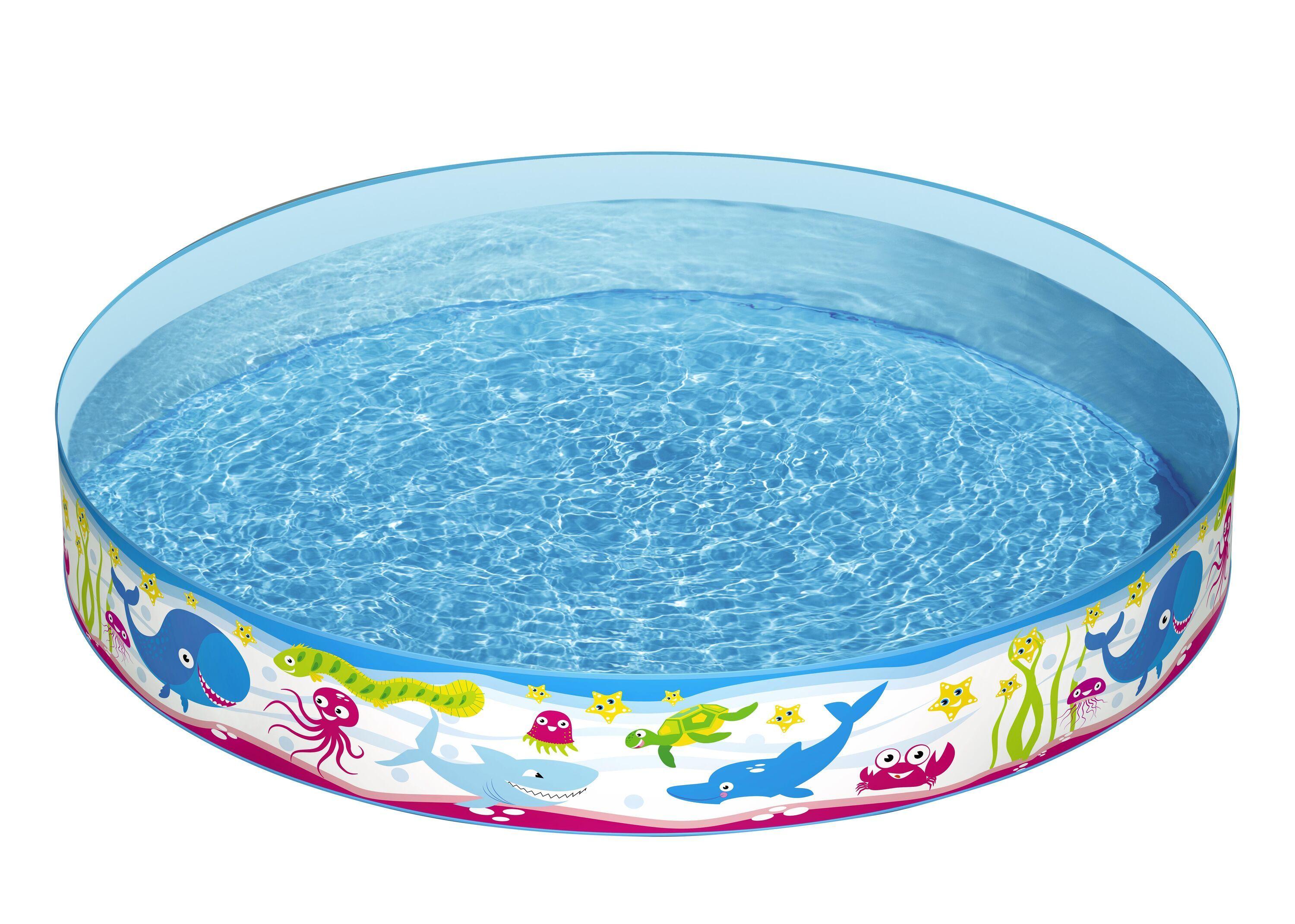BESTWAY 55029 Φ1.52M X H25CM FILL 'N FUN POOL (Contents:One pool, repair patch.) Age 2+