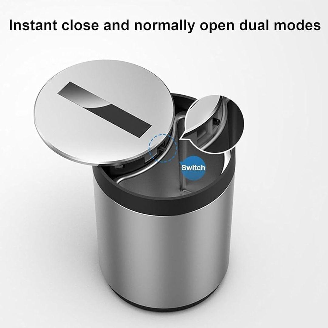 Multi-Functional Smart Car Ashtray with a Lid