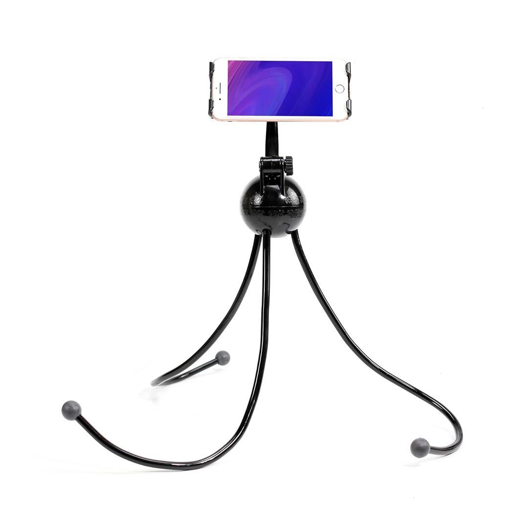 Flexible Adjustable Cell Phone Tripod Stand Stable in Any Position