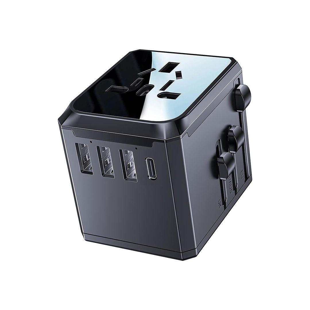 Yesido MC10 Universal Adapter with 3 USB and Type-C Charging Port