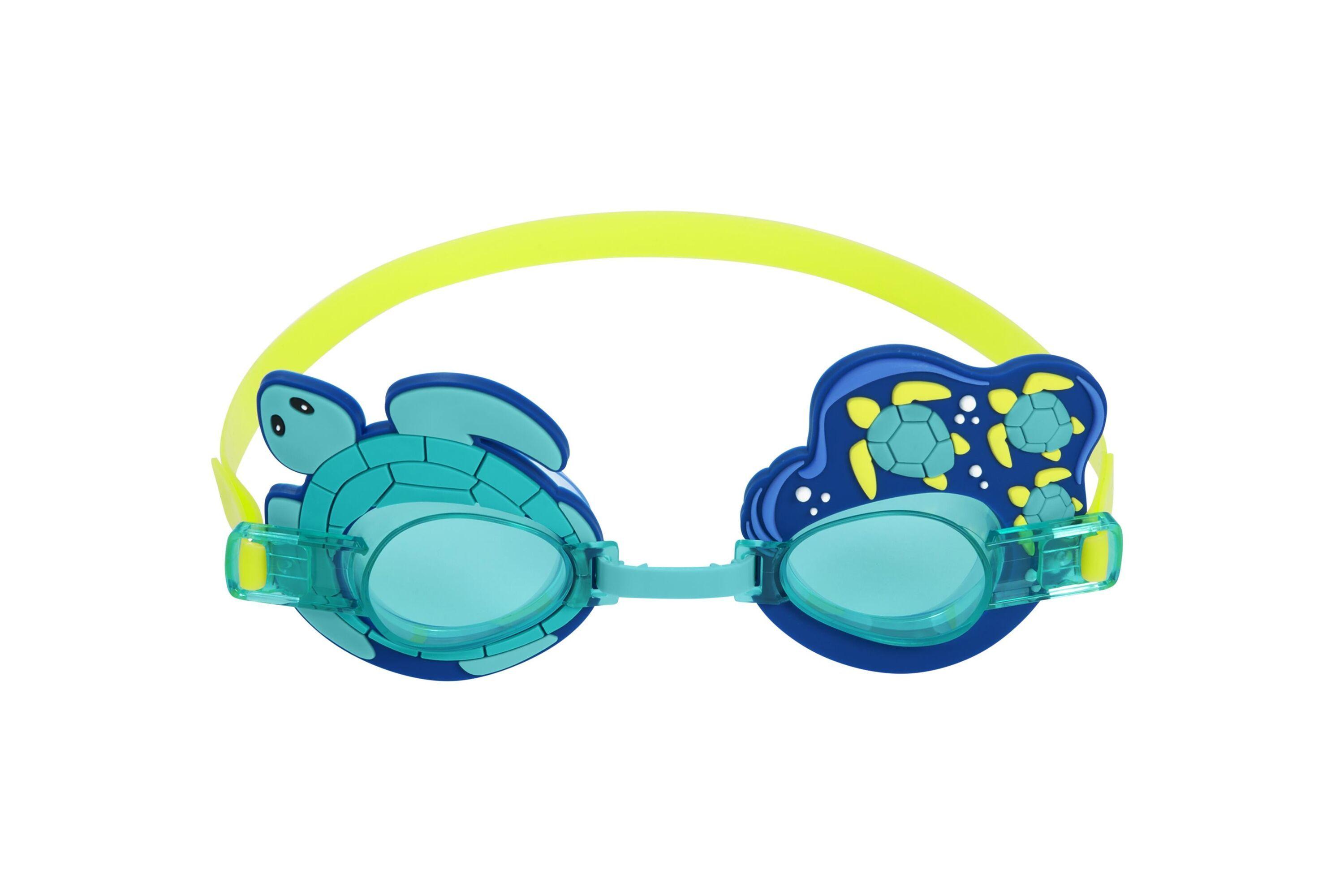 BESTWAY  AQUAPALS GOGGLES (Contents:one pair of goggles, 3 assorted character designs) Age 3+