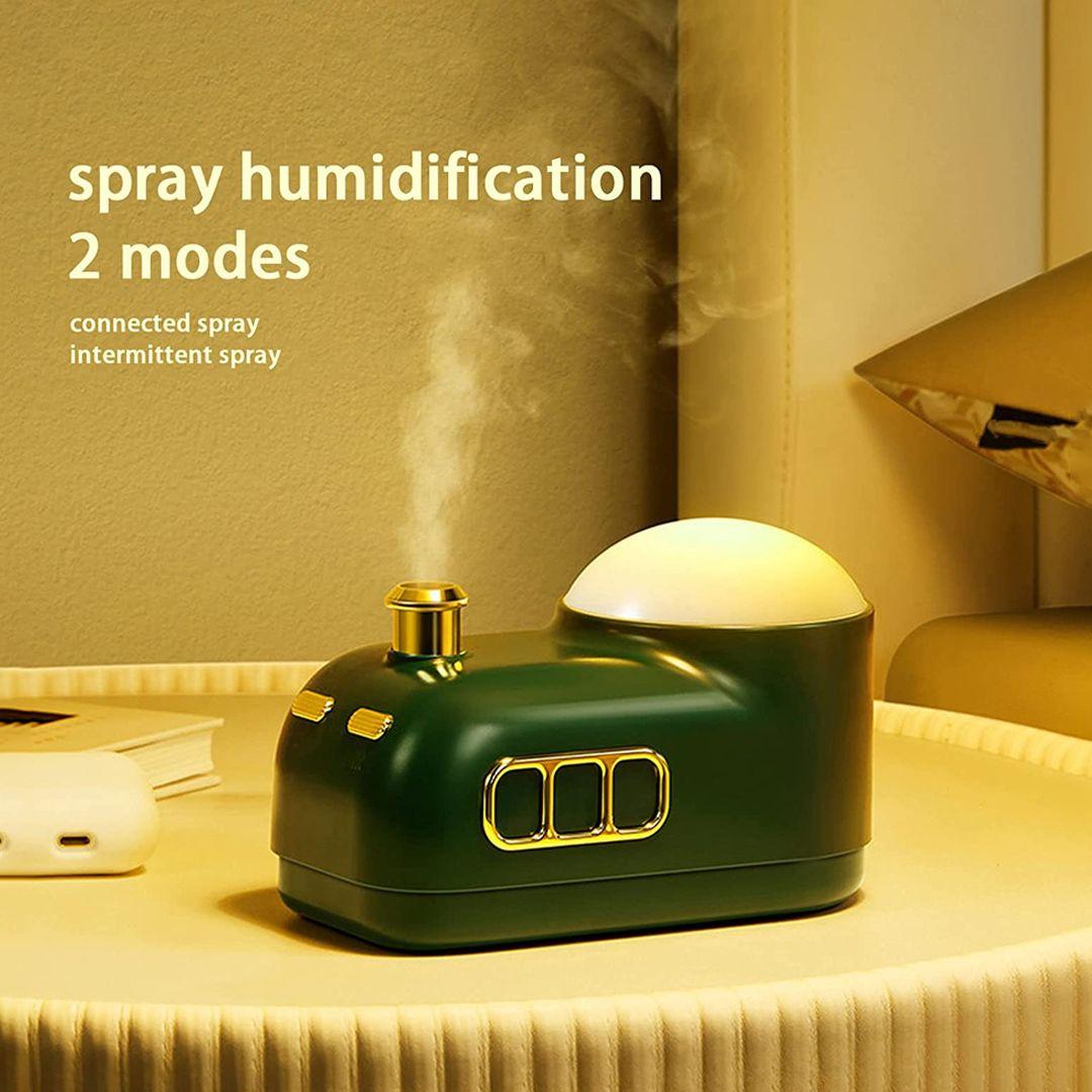 Portable Ultrasonic Air Humidifier with Three LED Night Lighting Modes