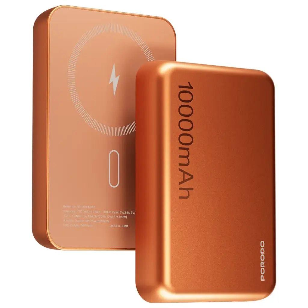 Porodo PDPBFCH067 Bluvora/Oranzo 10000mAh MagSafe Power Bank – 20W Fast Charging