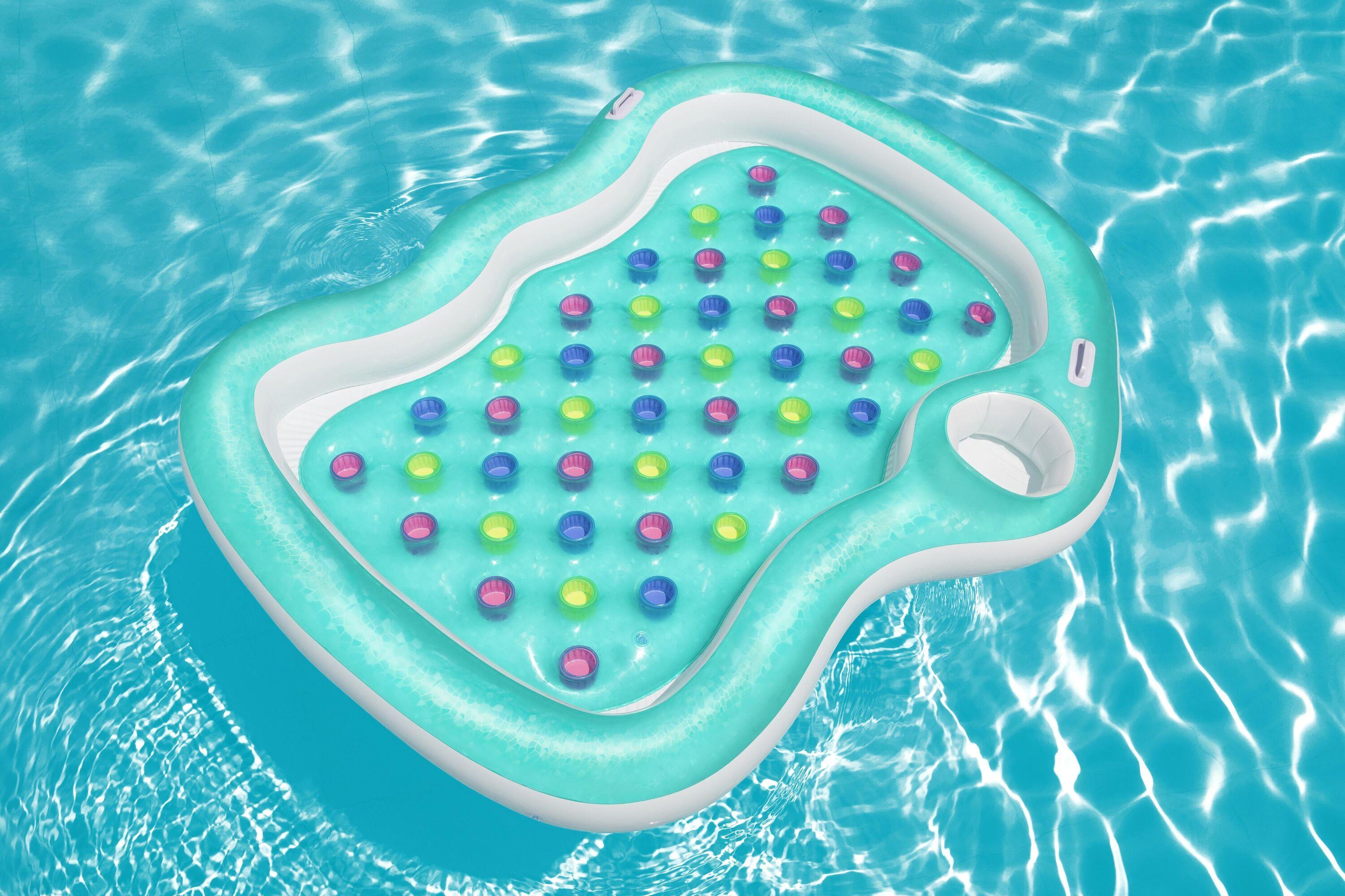 BESTWAY 43045 2.24M X 1.74M DOUBLE DESIGNER LOUNGE (Contents:One lounge, repair patch) 