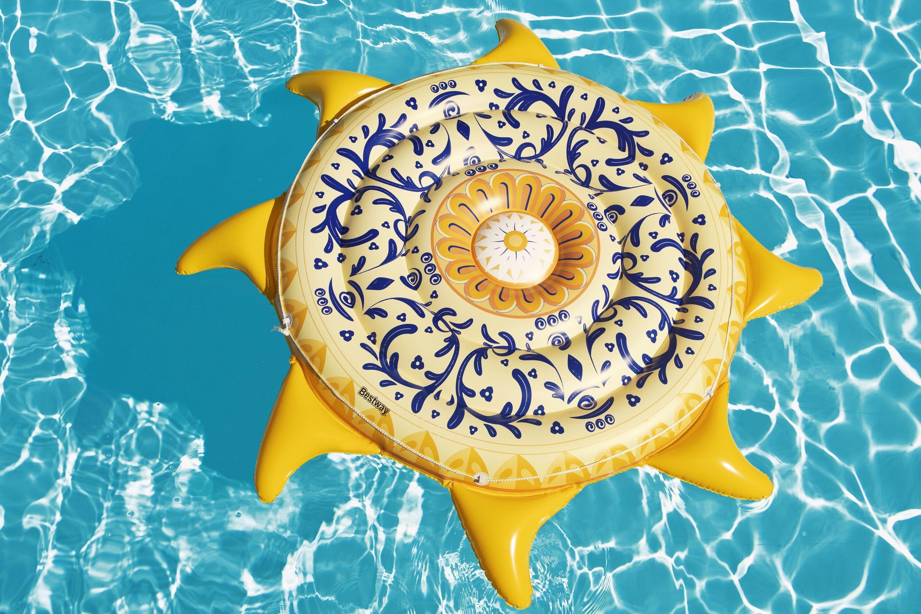 BESTWAY 43391 2.26M X 2.26M SUNNY SICILY ISLAND (Contens:one Island, heavy-duty repair raptch) 