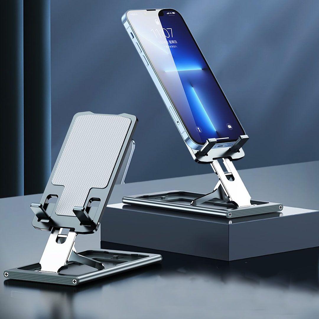 Metal Foldable Adjustable Mobile Phone and Tablet Holder