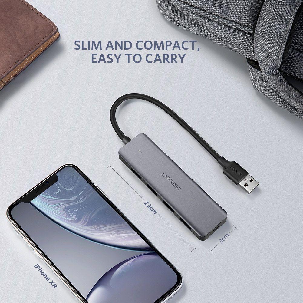 UGREEN CM219 Hub 4 Ports USB Type C to USB 3.0 Hub Adapter with Charging Port for MacBook Pro