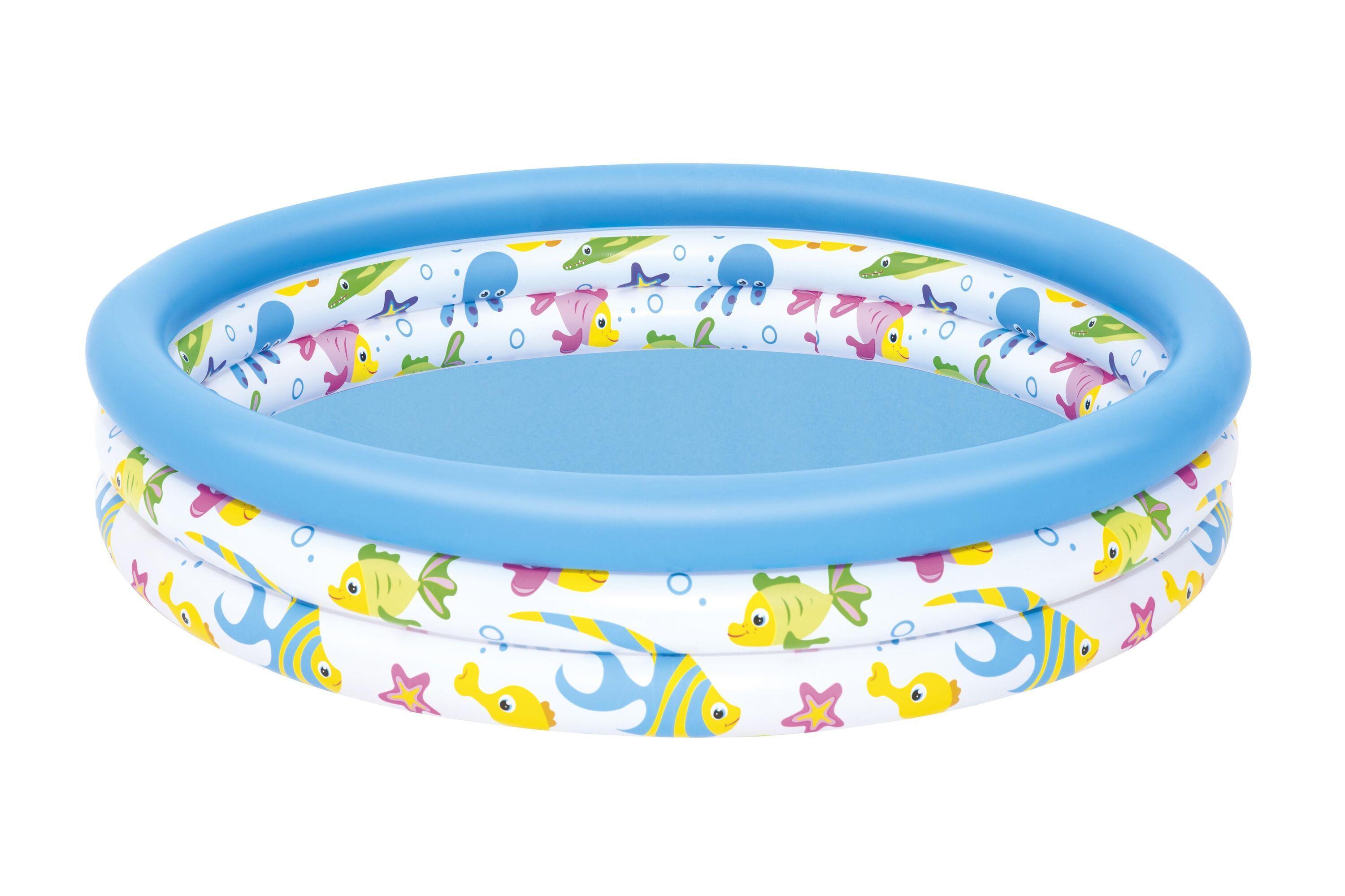 BESTWAY 51009 Φ1.22M X H25CM CORAL KIDS POOL (Contents:One pool, repair patch) Age 2+