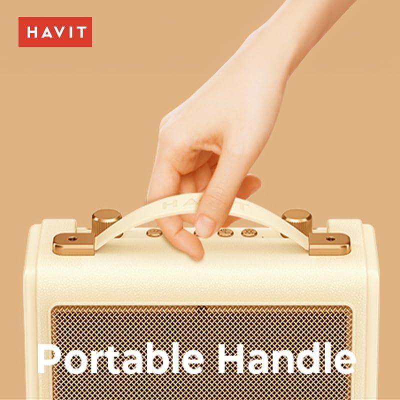 Havit SK823BT Portable Wireless Karaoke Speaker, Rechargeable with RGB Lights