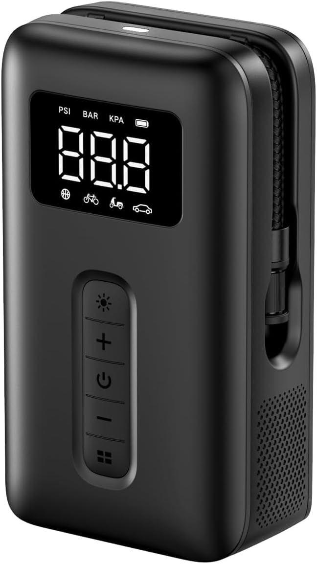 UGREEN Portable Tire Inflator with 2500mAh Battery and 150PSI Pressure