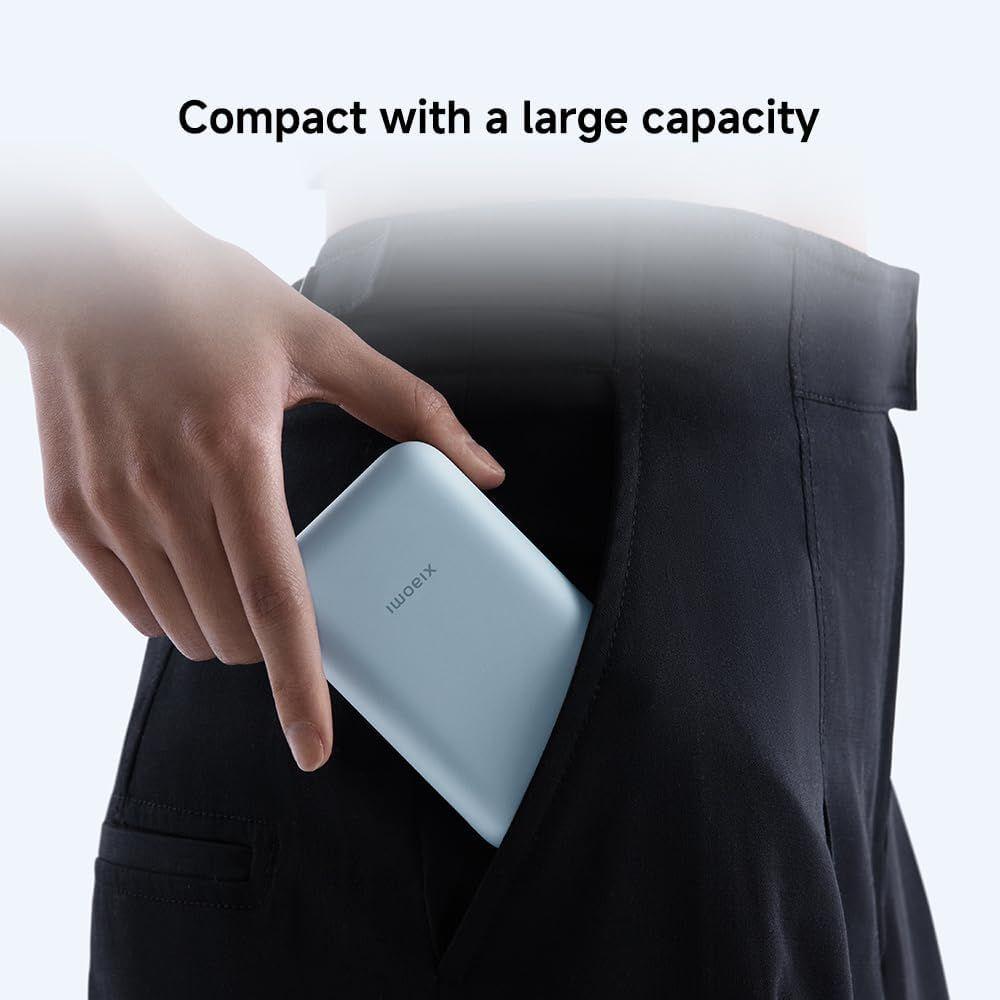 Xiaomi Power Bank 10000mAh Integrated Cable USB and USB-C Port 22.5W