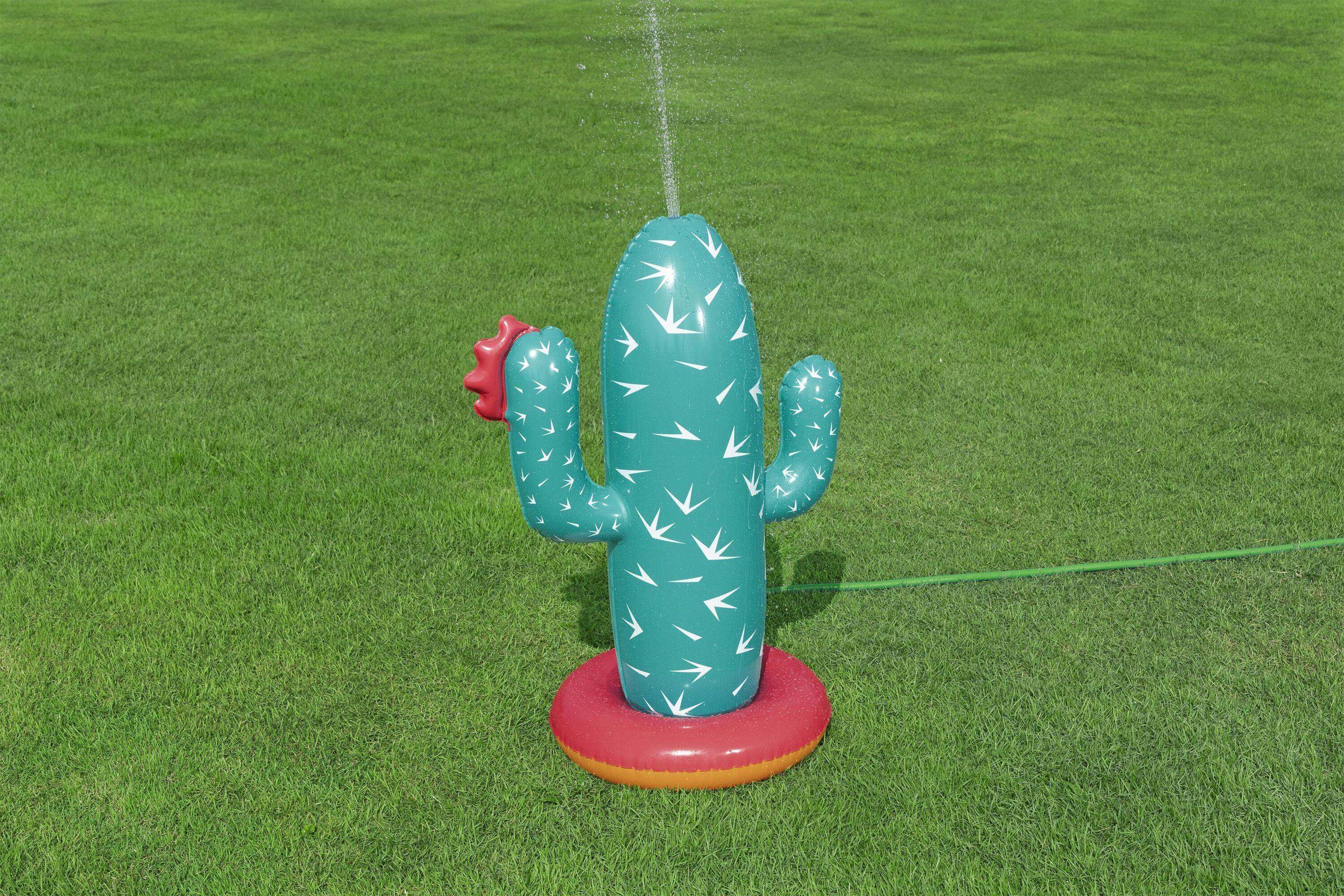 BESTWAY 52733 74cm x 56cm x 1.04m Cactus Oasis Sprinkler (1 sprinkler, repair patch) Age 2+