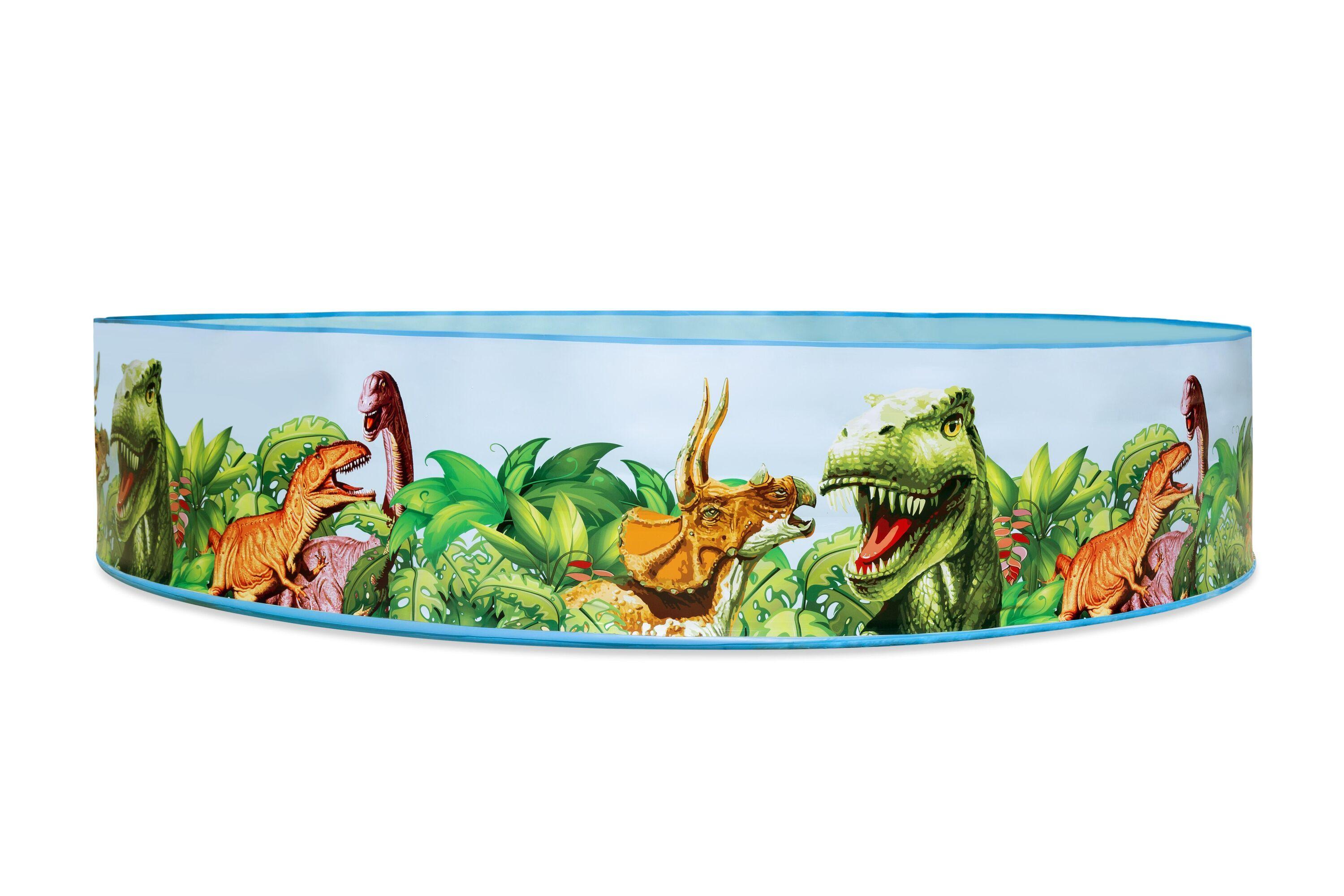 BESTWAY 55001 Φ2.44M X H46CM DINOSAUR FILL'N FUN (Contents:One pool, repair patch) Age 3+