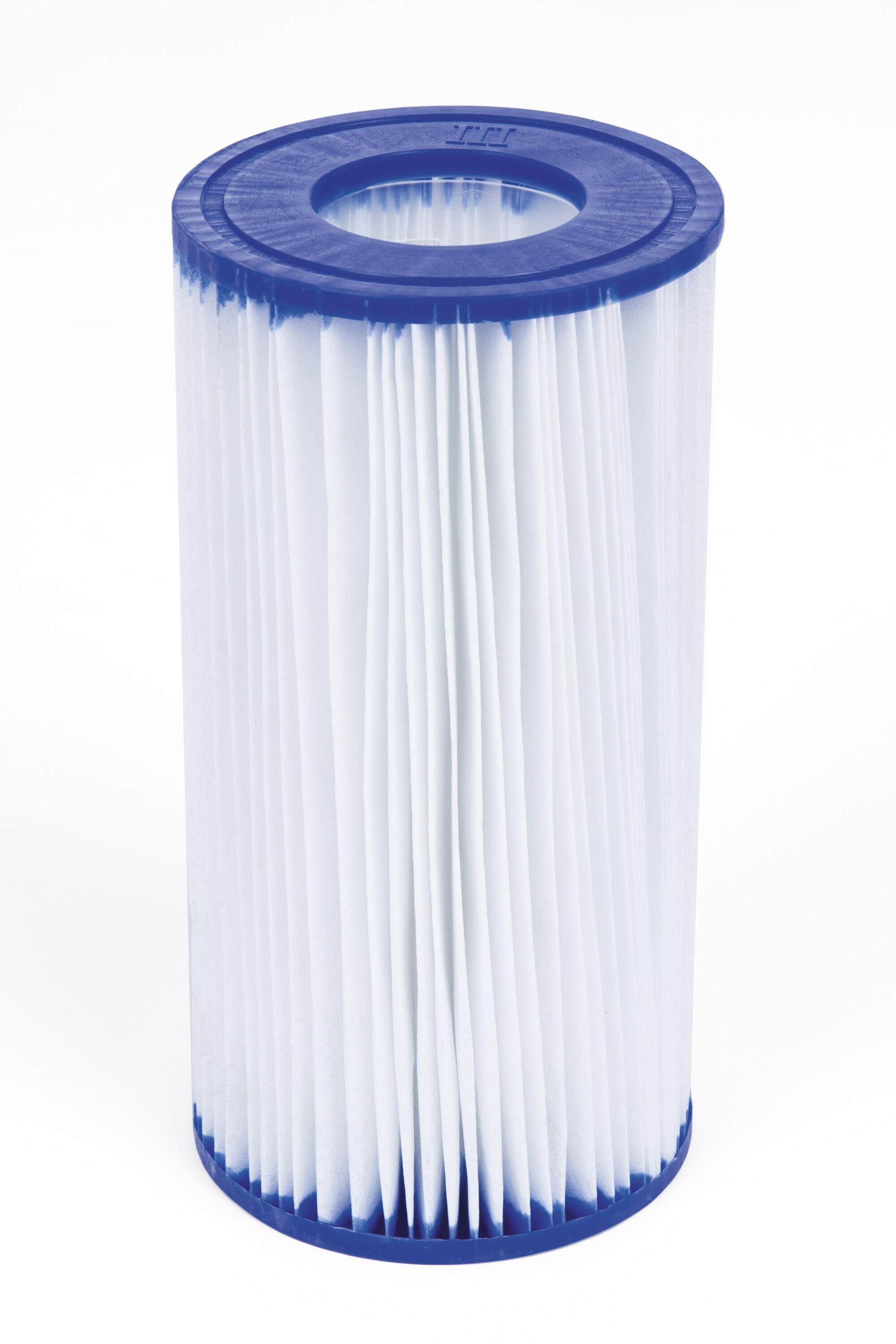 BESTWAY FILTER CARTRIDGE(III) (Contents:one Filter Cartridge, Replacement cartridge for: 220-240V~ 5,678 L (1,500 gal.) per hour filter pumps 110-120V~ 2,006 L-5,678 L (530 gal.-1,500 gal.) per hour filter pumps) 