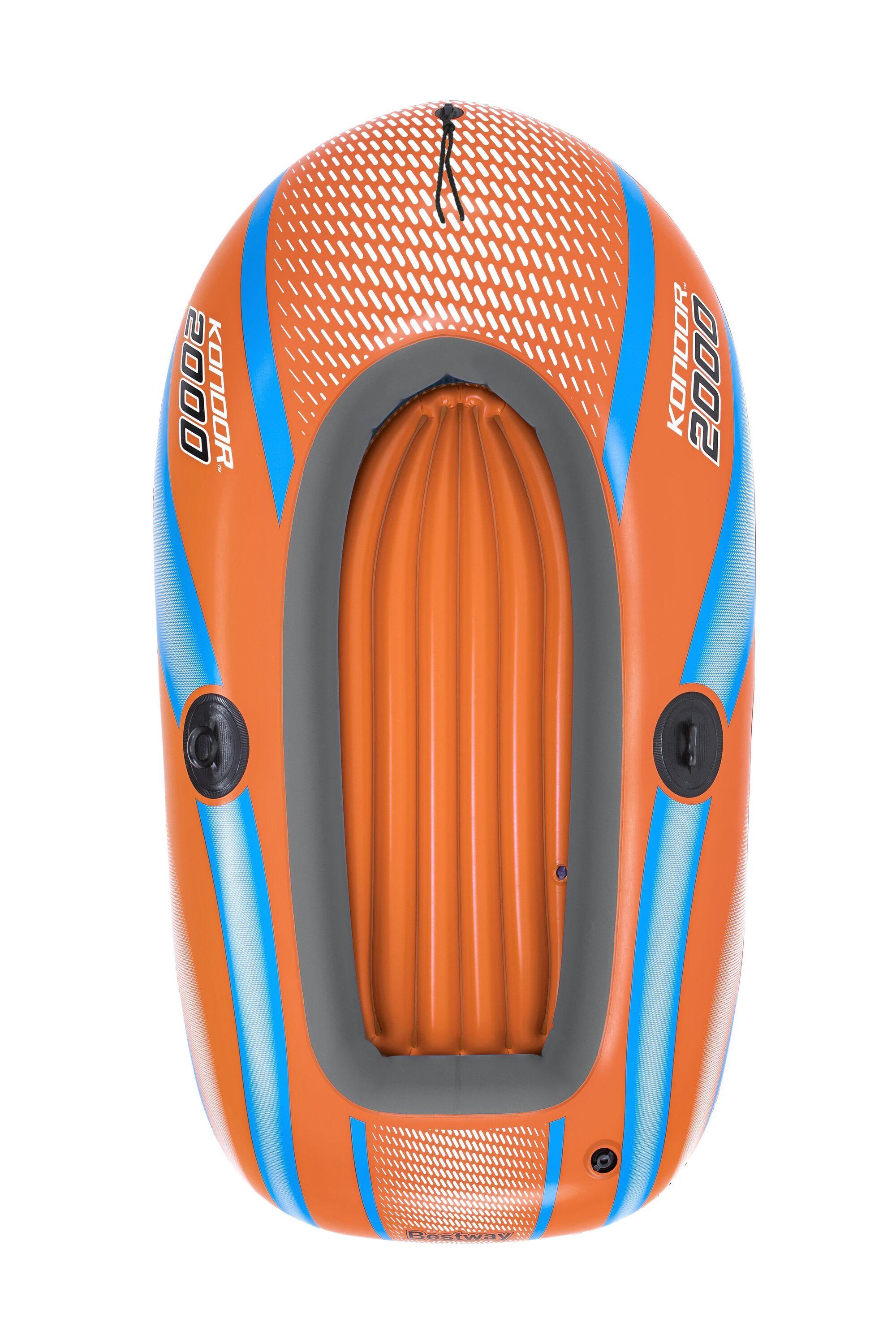 BESTWAY 1.85m x97cm Kondor 2000 Raft (1 boat,repair patch) Age 6+