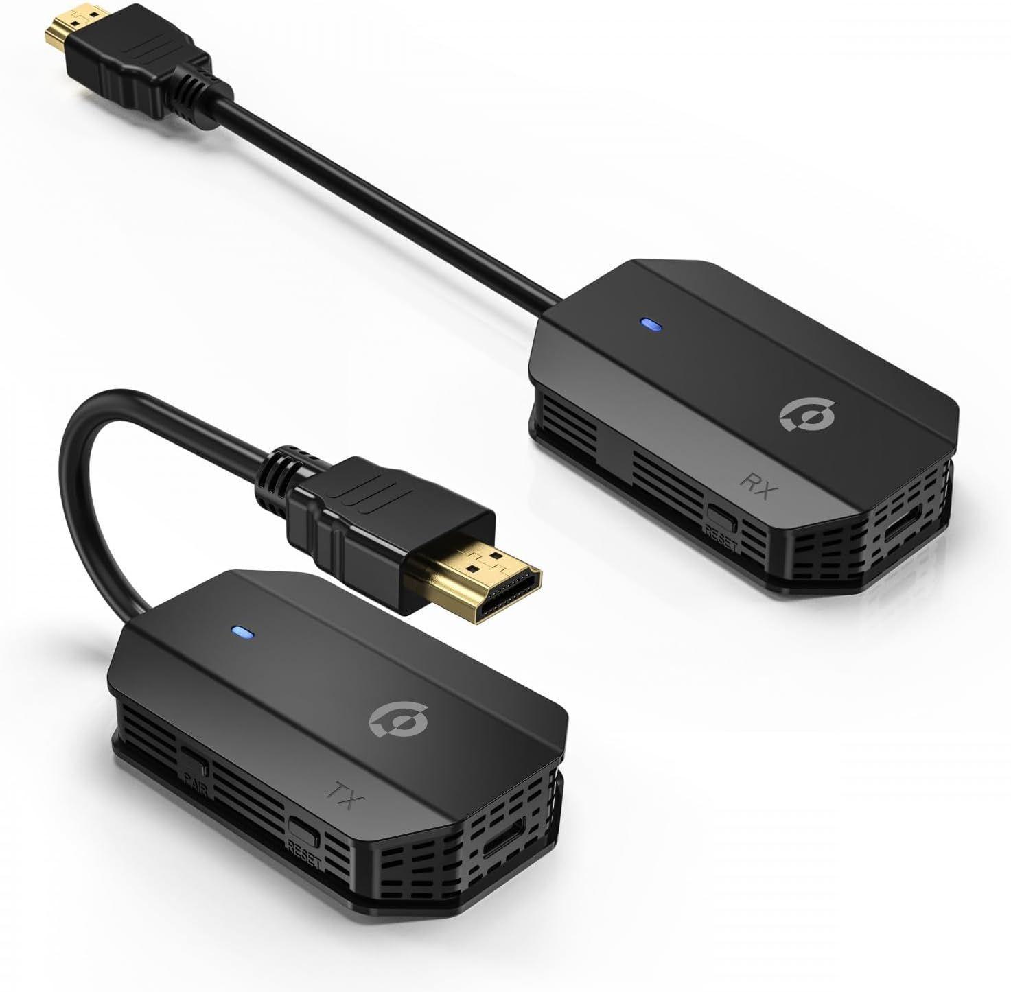Powerology PHDMRABK Wireless HDMI To HDMI Audio & Video