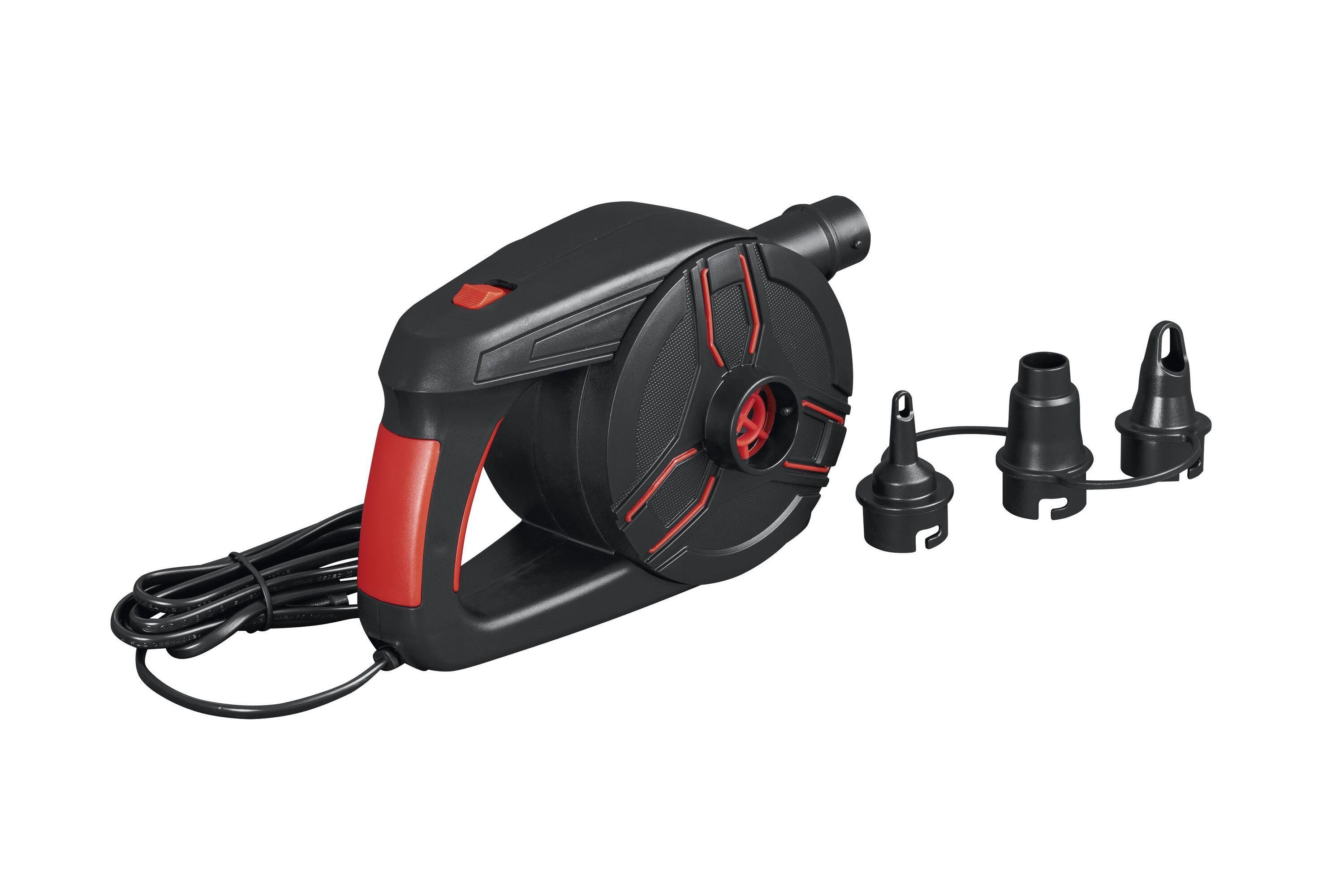 Bestway POWERGRIP AC ELECTRIC AIR PUMP (power pump, 3 valve adaptors, 220-240v/50/60HZ) 