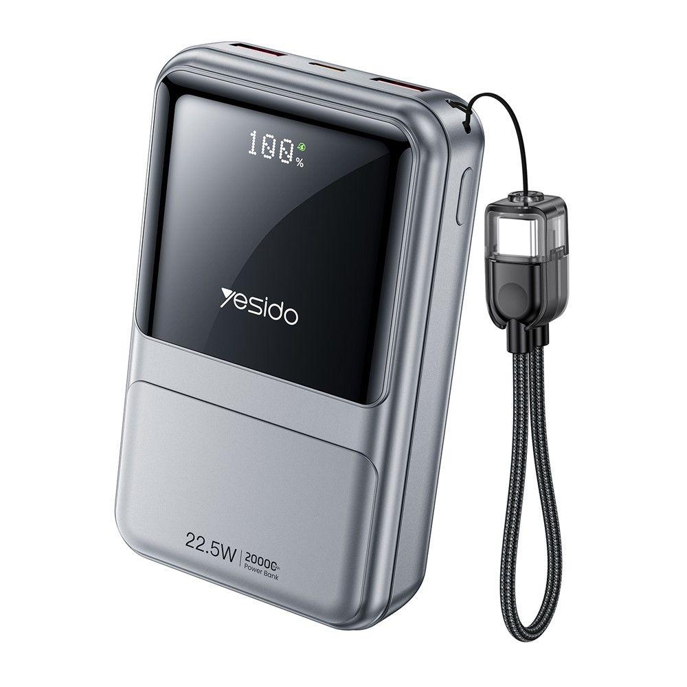YESIDO YP95 10000 + YP96 20000mAh Power Bank with 22.5W Power