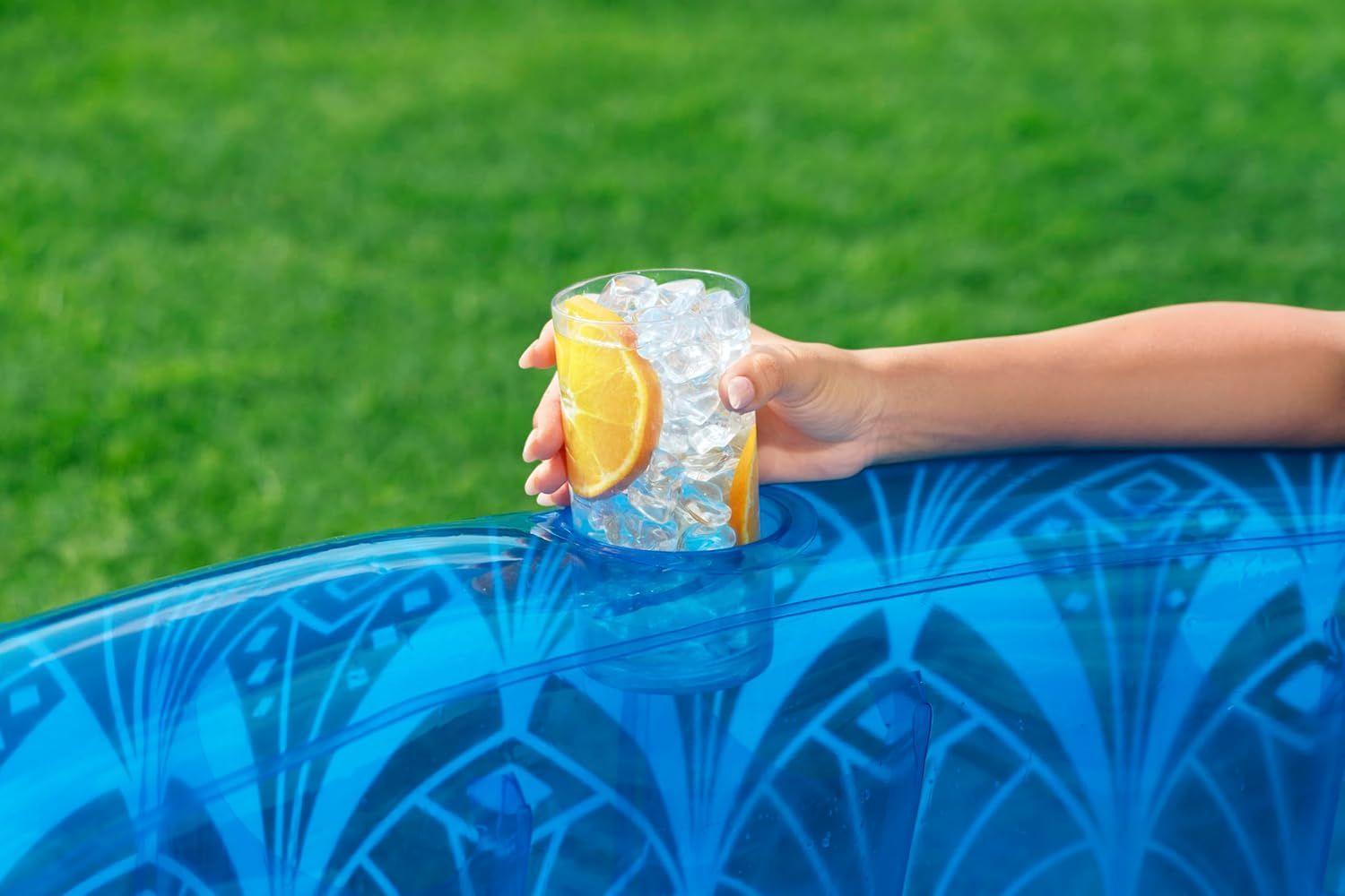 BESTWAY 54479 Φ1.68m x H53cm Bohemian Blue Inflatable Pool (1 pool,repair patch) Age 6+