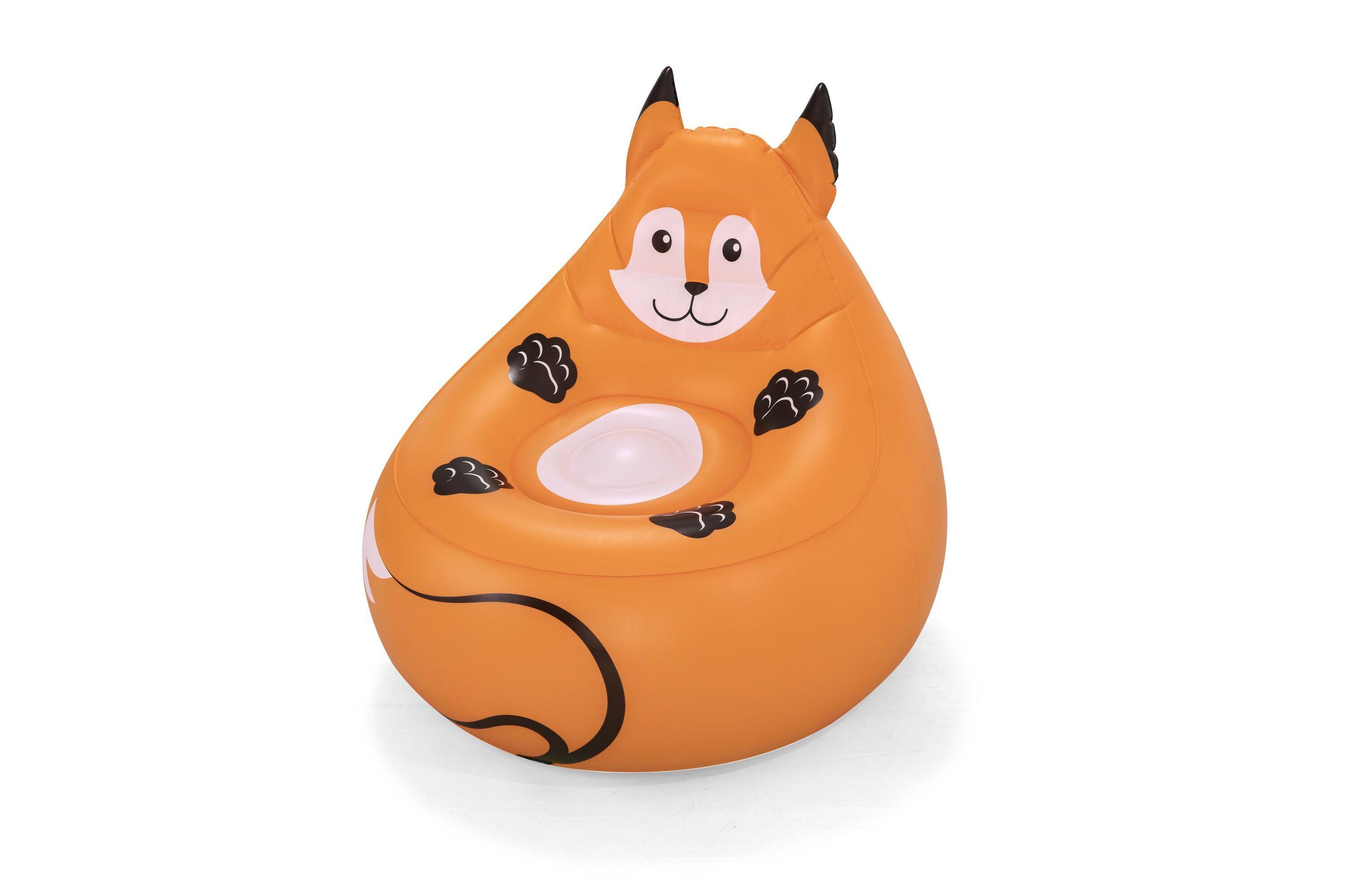 BESTWAY 75116 COZY CRITTERS AIR CHAIR (Contents:1 chair, repair patch) Age 3+