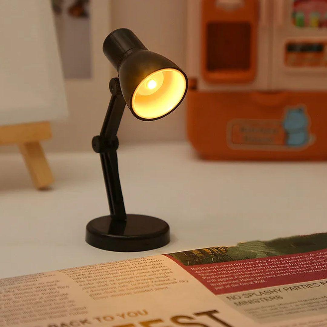 Foldable and Adjustable Mini LED Desk Lamp with Sturdy Base and Soft Lighting