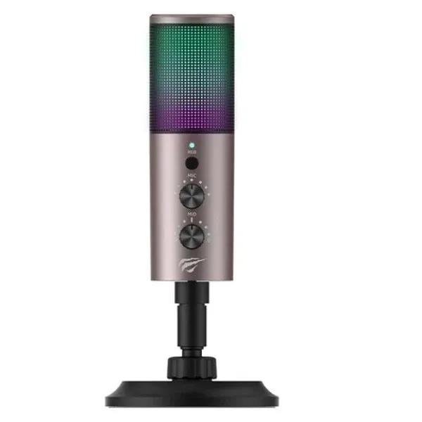 HAVIT GK61 RGB Live Microphone – USB Streaming & Recording Mic