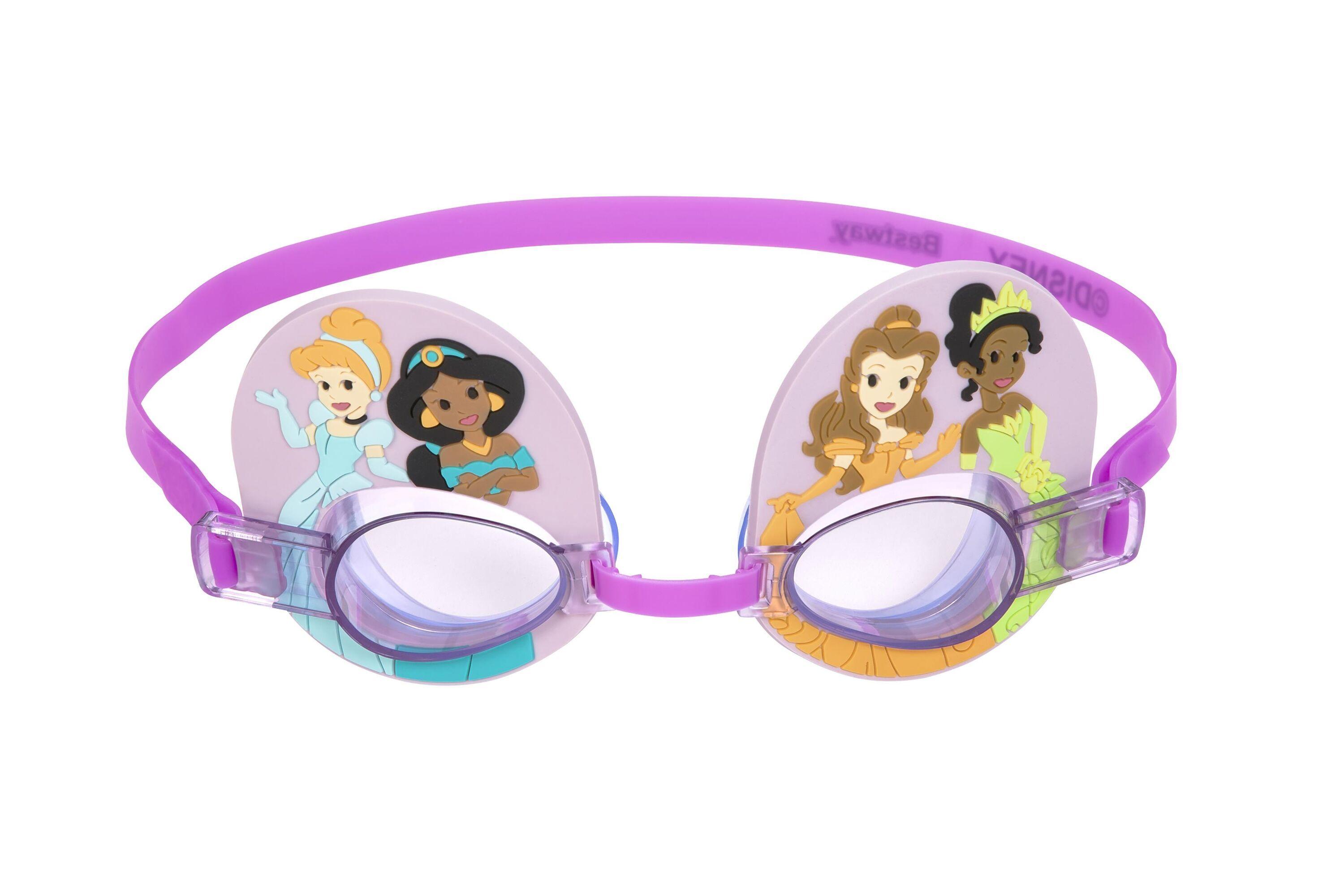 BESTWAY  DELUXE GOGGLES DISNEY PRINCESS (one pair of goggles, 1 assorted character designs) Age 3+