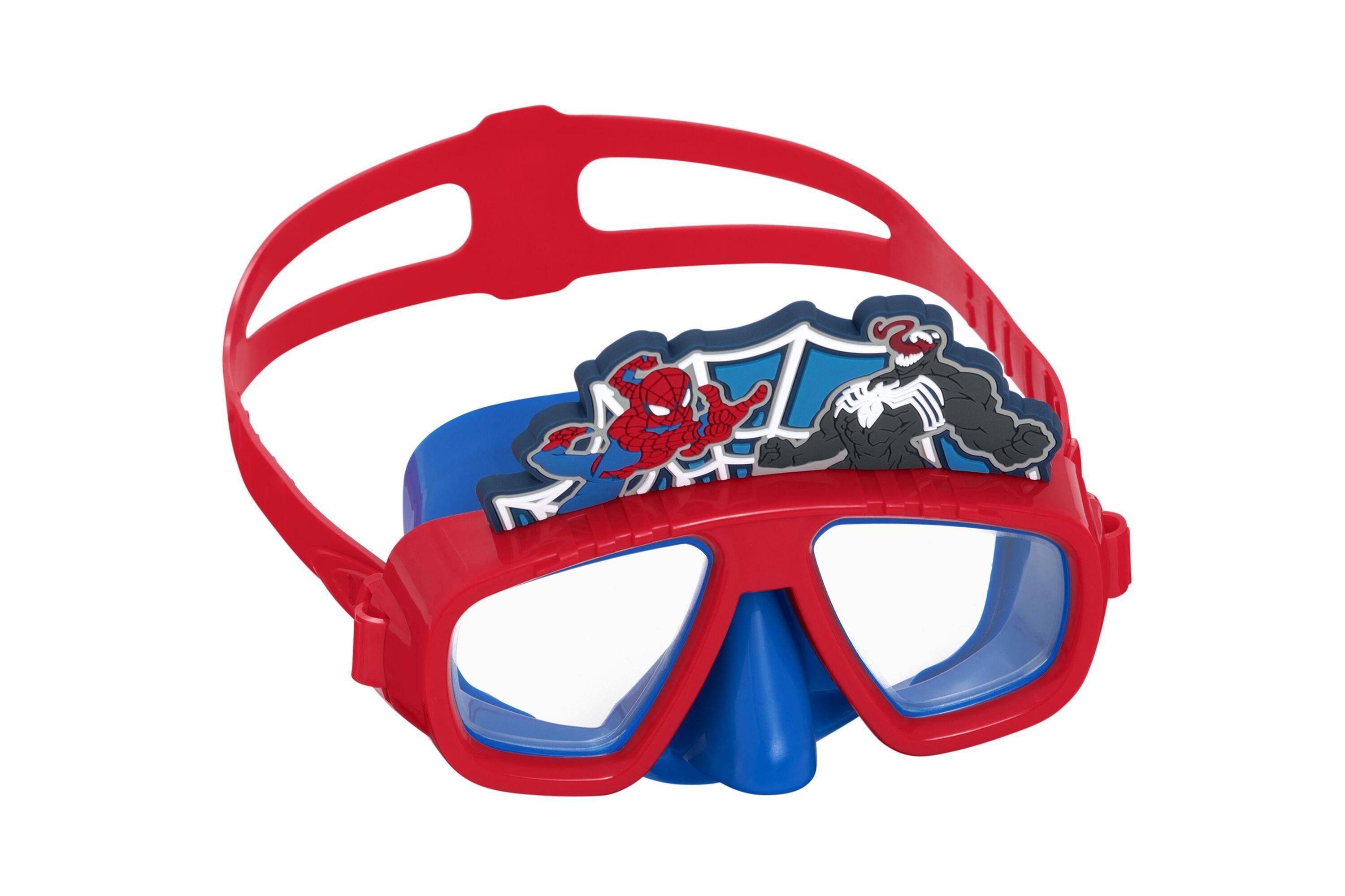 BESTWAY 98023 DELUXE MASK SPIDERMAN (one Mask, 1 assorted colors) Age 3+