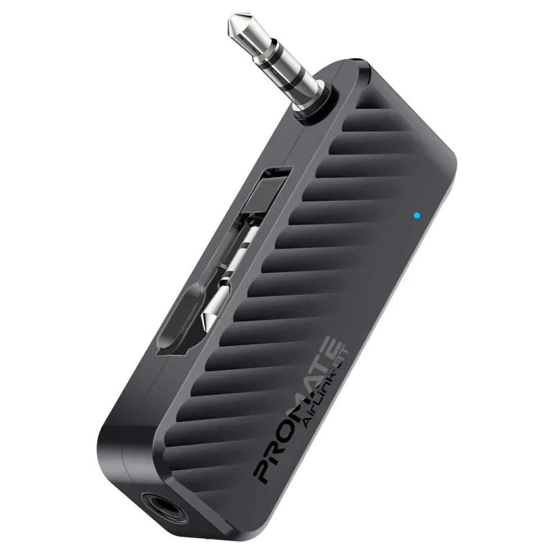 Compact AUX to Bluetooth Audio Transmitter Adapter