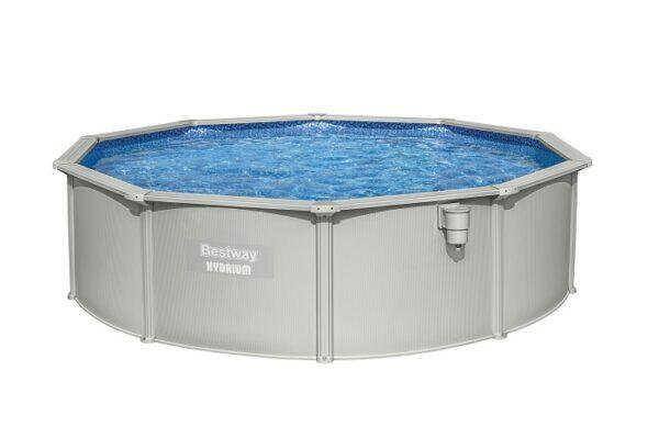 BESTWAY 4.60M X 1.20M POOL SET (Contents:One Pool, Sand filter(220-240V), Skimmer, Safety Ladder, Ground Cloth, Cover, ChemConnect Dispense, Delivered On Pallet) 