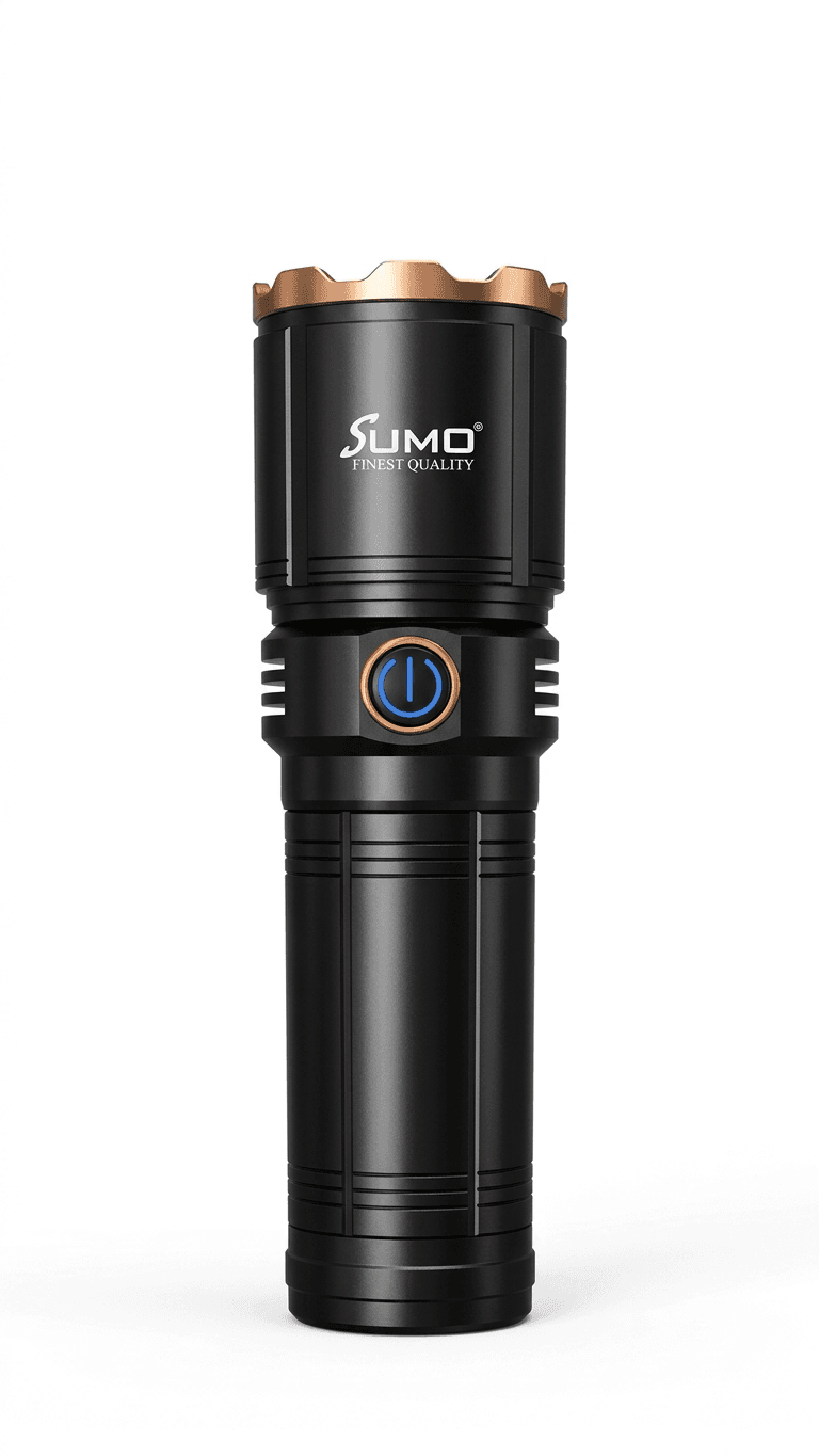 SUMO SM-6106 High Power LED Flashlight – Up to 3000m Long Range with Zoom