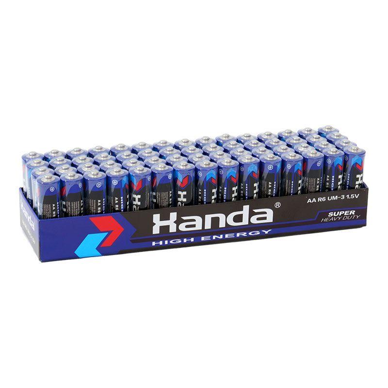 Handa AA R6 UM-3 60-piece 1.5V battery pack for remote controls and alarm clocks