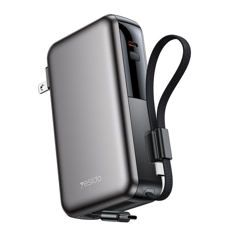 YESIDO YP90 10000MAH 22.5W WITH RETRACTABLE CABLE