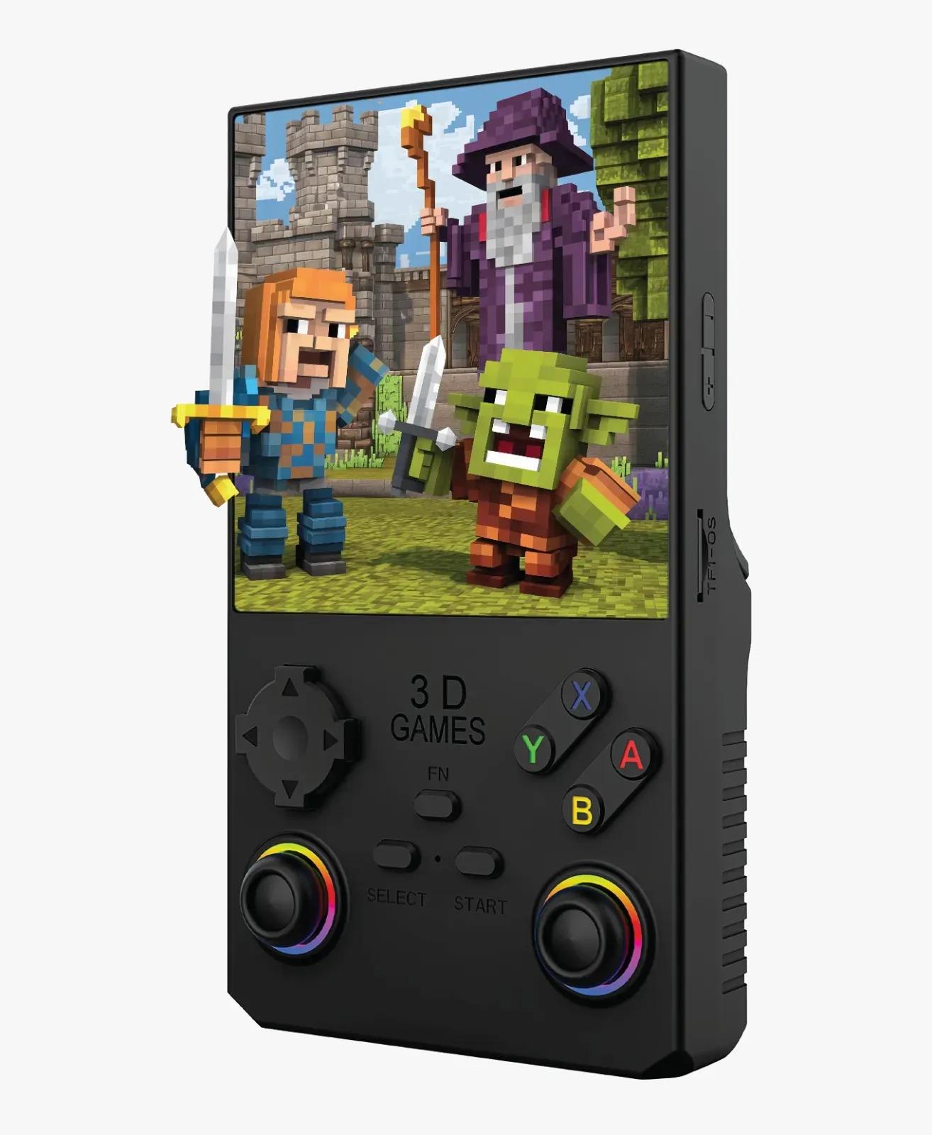 Porodo Gaming 4″ Square Display Retro Handheld Game Console – Classic Fun, Modern Performance