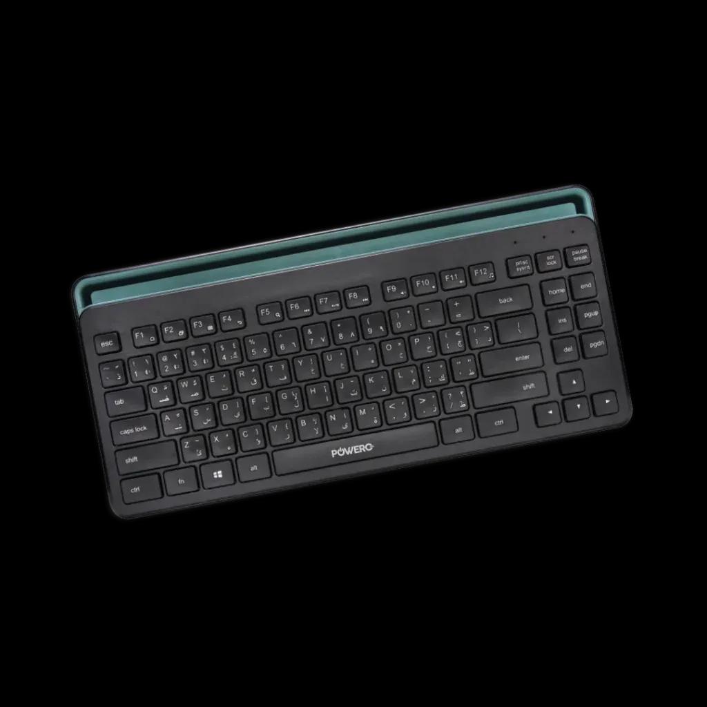 Ergonomic Wireless Dual Mode Keyboard - PR-PWK2K5T1-BK