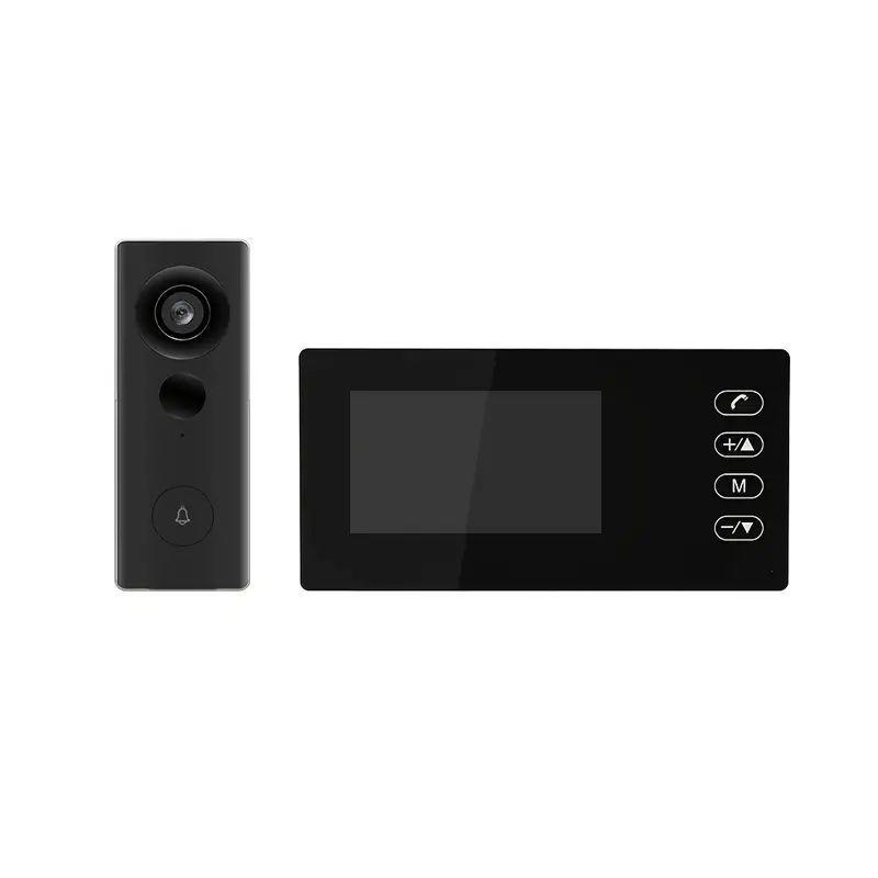 No WiFi Wireless Video Doorbell with Rechargeable Battery Support Two-Way Audio