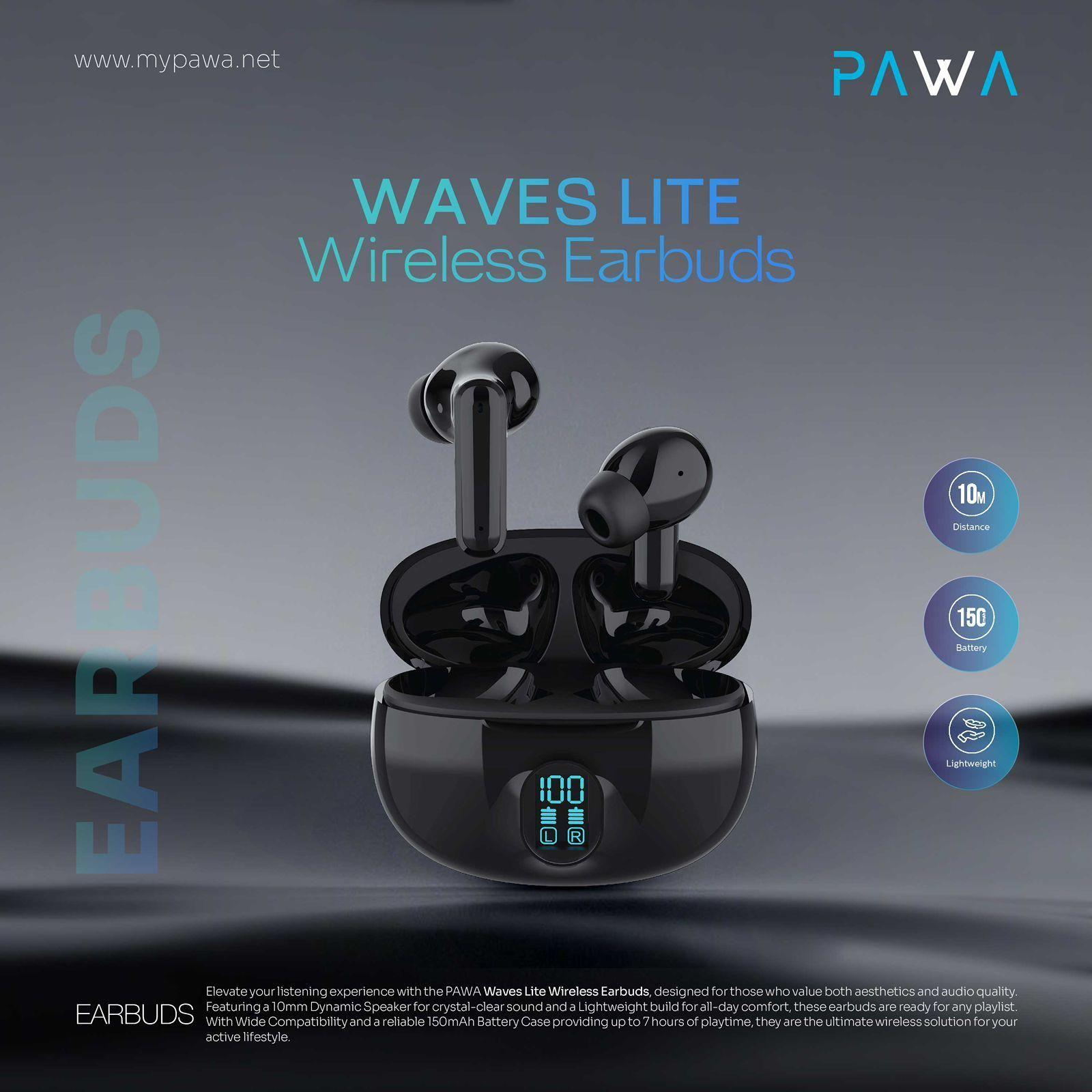 Pawa PW-EBW054 Waves Pro Wireless Earbuds