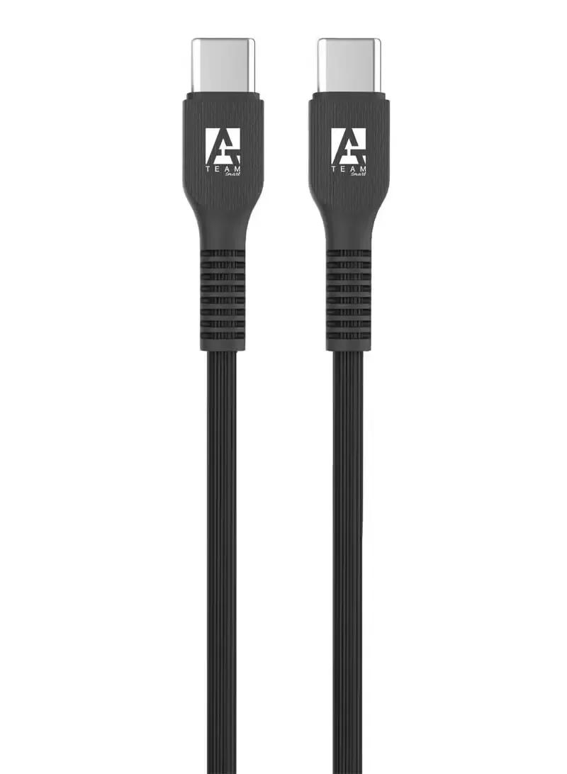 A-Team Type-C to Lightning Cable, 2 Meters, Anti-Bending Nylon for Lasting Strength!
