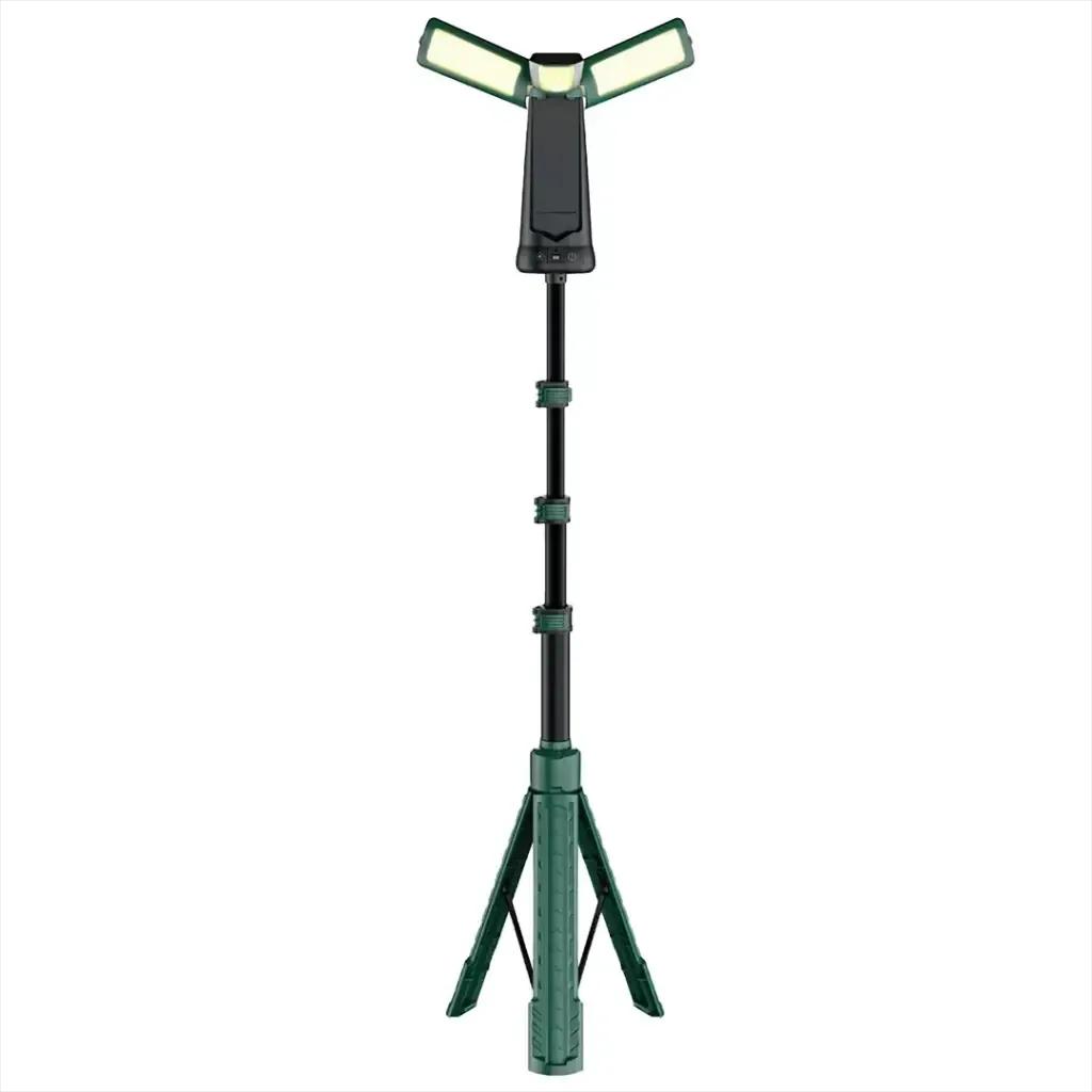 Green Lion GNTCLEX4LMGN Explorer Tripod Camping Light - Green