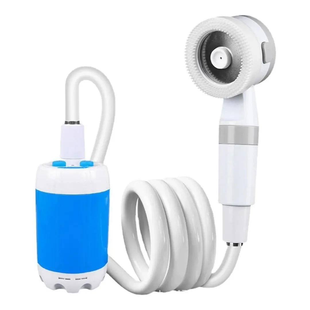 Portable Rechargeable Outdoor Shower With Silicone Massage Heads