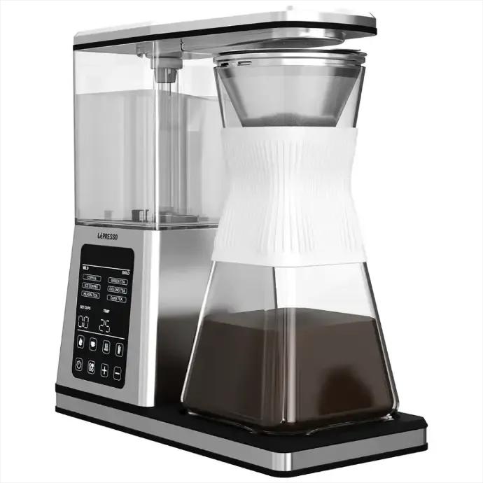 LePresso LPCFM1236SI Crystal Brew Smart Drip Coffee & Tea Maker – 1.2L Digital Brewer