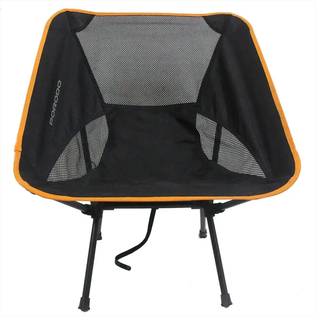 Porodo Lifestyle Mesh fabric Comfort camping chair with Handy Storage Pouch